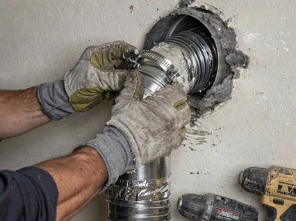 Dryer Vent Hose Installation in Fountainebleau