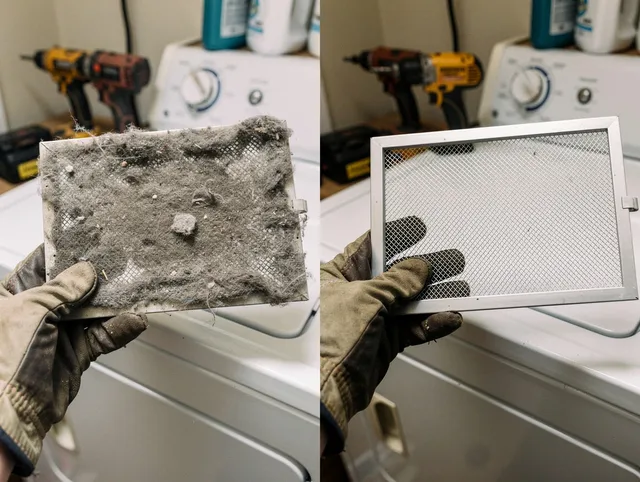 Professional lint trap cleaning by Fountainebleau Dryer Vent Cleaning in Fountainebleau