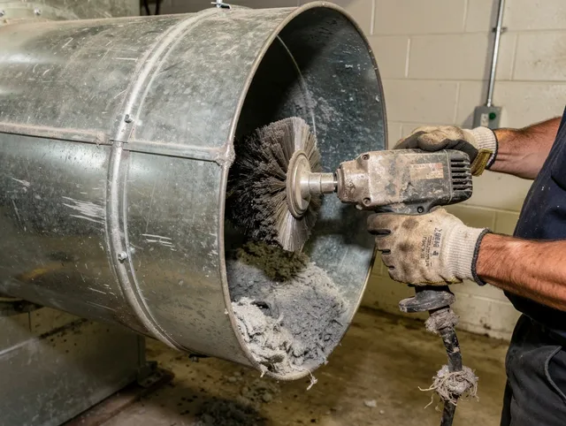 Industrial-grade dryer vent cleaning by Fountainebleau Dryer Vent Cleaning in Fountainebleau